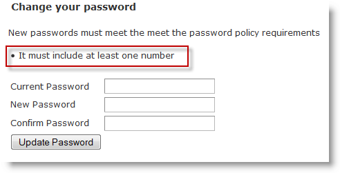 Password-Numbers