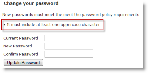 Password-Uppercase