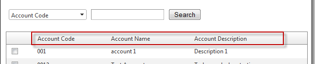 Accounts page during the ordering process.
