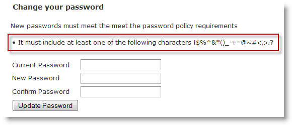 What Are Special Characters For Passwords